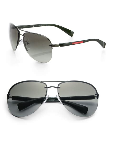 prada aviator sunglasses men's.